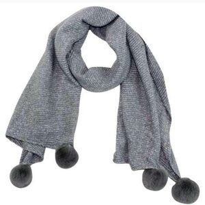 MICHAEL STARS Party Poms Wrap Scarf